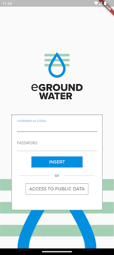 Android application eGROUNDWATER screenshort