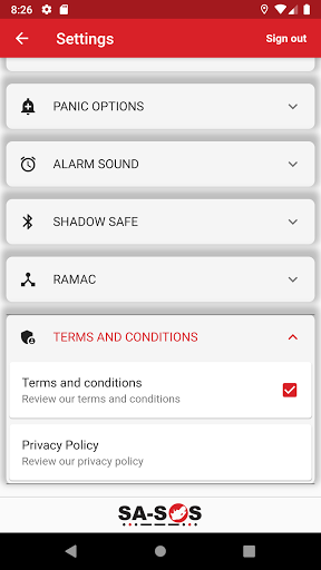 SA-SOS Screenshot