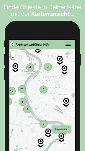 Android application Architekturführer Köln screenshort