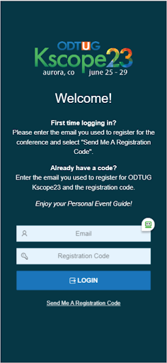 Android application ODTUG Kscope23 screenshort