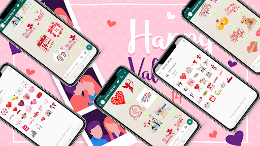 Android application Valentine Day Stickers 2023 screenshort