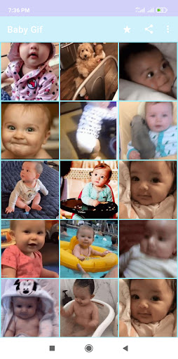 Baby Animated Images GIF Screen 3