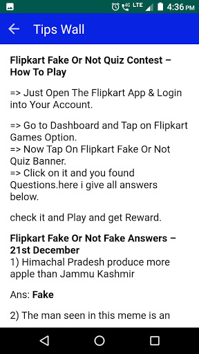 Offer Tricks Screen 2