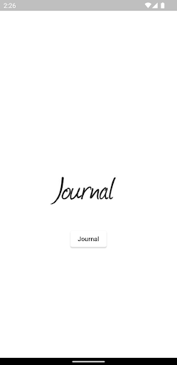 Android application Journal screenshort