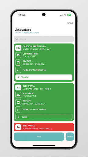 Housekeeping Screen 2