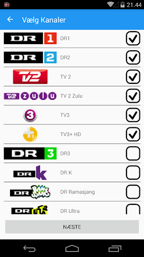 Dansk TV Guide Screen 3