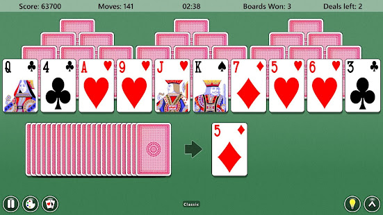 Solitaire TriPeaks - 4 in 1 Solitaire Card Game 1.0.4 APK + Мод (Unlimited money) за Android