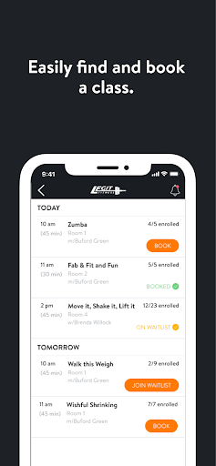 Screenshot of Legit Fit Mobile