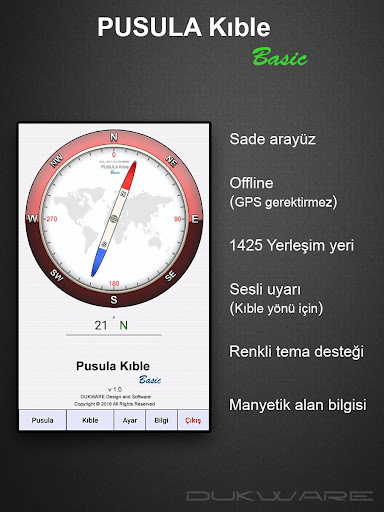 Pusula Kıble Basic Screen 2