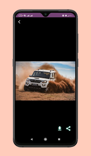 Android application scorpio car wallpaper screenshort