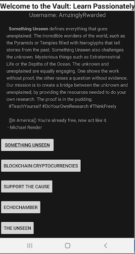 SomethingUnseen Mobile Screen 3