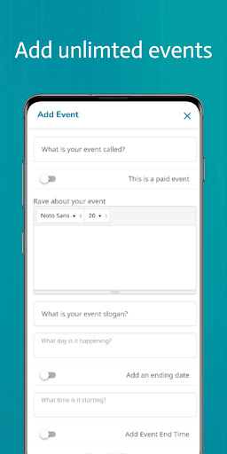 BrownCart: Event Advertiser Screen 3