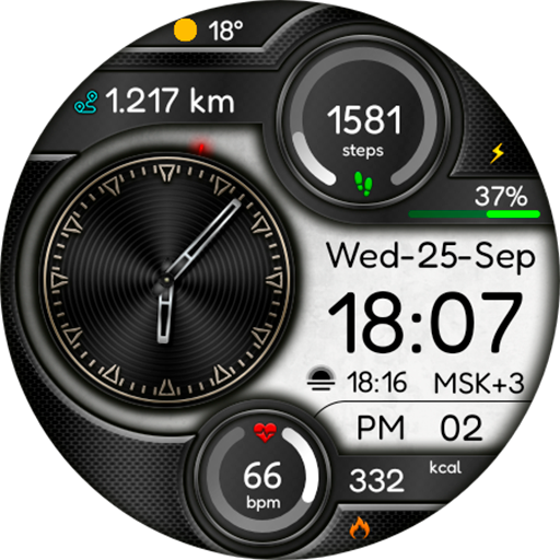 Hybrid Vir Watch Face