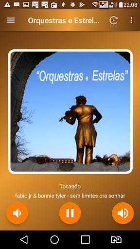 Android application Orquestras e Estrelas screenshort