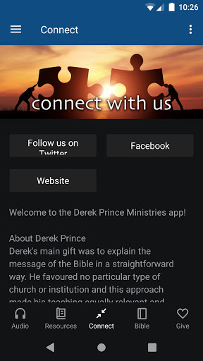 Screenshot of Derek Prince Ministries