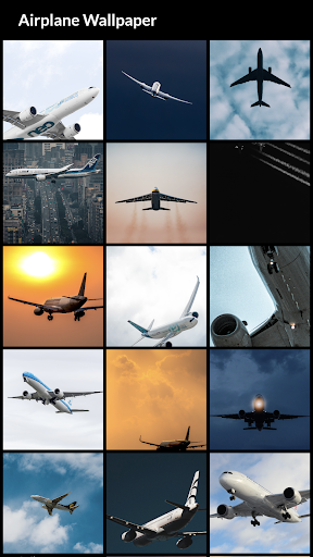Android application Airplane Wallpapers screenshort