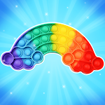 Cover Image of ดาวน์โหลด Rainbow Popit Fever Fidget Toy  APK
