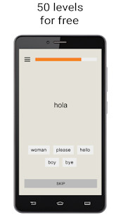 Learn Spanish words free with uLexicon 1
