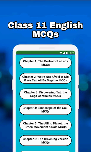 Screenshot of Class 11 English NCERT Notes