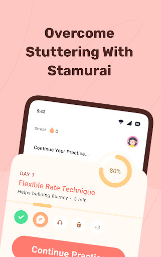 Screenshot of Stamurai: Stuttering Therapy