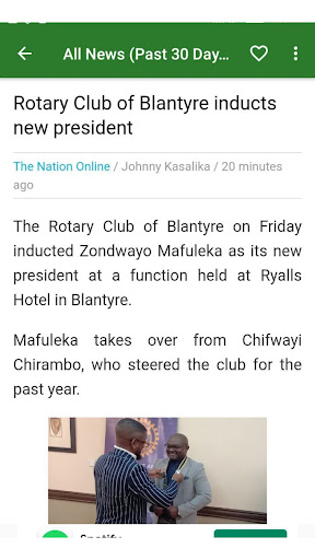 Malawi News App Screen 3