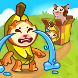 Happy Cats Farm: Banana Puzzle icon