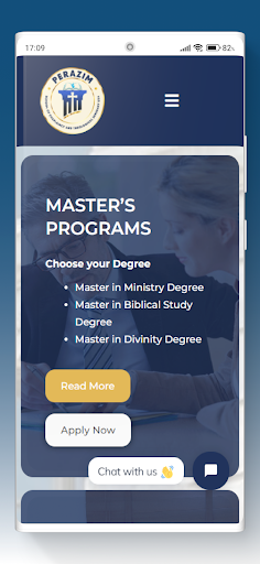 PERAZIM Chaplaincy & Seminary Screen 3