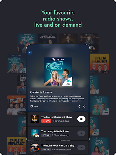 LiSTNR screenshot