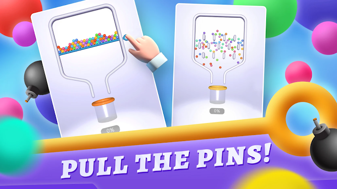 #1. Pull the Pin : pull pin Puzzle (Android) By: GAMEZI