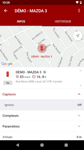 Géolocalisation EasyGo Screen 2