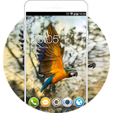 Animal Theme: Parrort Fly HD Nature Live Wallpaper icon