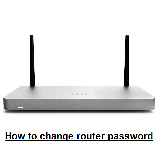 How to change router password logo