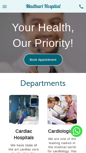 Android application Madhuri Hospital screenshort