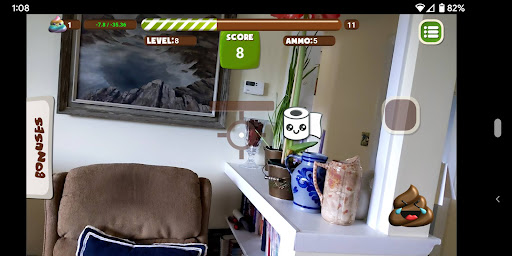 Shoot the Poop AR Game