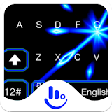Live 3D Animated Blue Light Keyboard Theme icon
