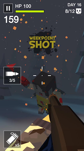 Cube Killer Zombie HD - FPS Su Screen 3