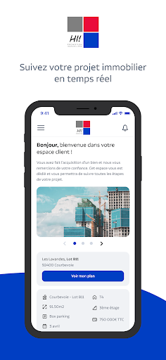 Android application Harmonie immobilier screenshort