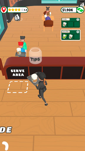 Android application Coffee Shop Idle screenshort