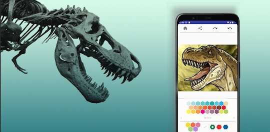 Download do APK de Jogos de pintar de dinossauros para Android