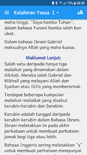 Bibleview - Kelahiran Yesus Screen 3