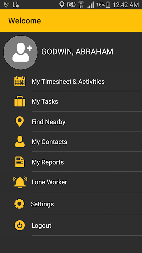 Android application FieldMaster Technician screenshort