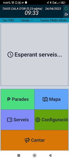 Android application APP conductor Cala Dor screenshort