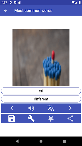 Android application Learn Finnish Words & Phrases screenshort