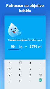 Screenshot 2 Recordatorio para beber agua - android