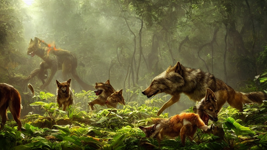 Wolf Simulator -  Animal World