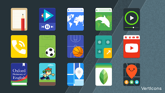 Verticons Icon Pack v2.2.4 APK (MOD, Premium Unlocked) Free For Android 9