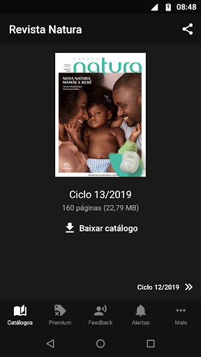 Android application Revista Natura - Catálogo screenshort