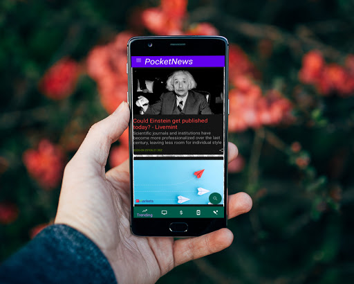 Android application PocketNews screenshort