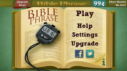 Android application Bible Phrase: Books screenshort