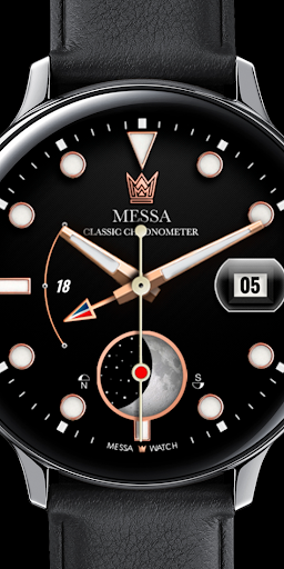 Android application Messa Watch Face BN47 Moon screenshort
